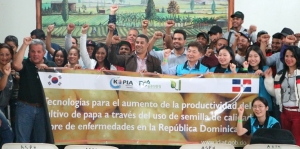 Cooperación agrícola coreana e Idiaf presentan alternativas tecnológicas sostenibles a productores de papa